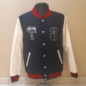 🔥STUSSY "MAJOR CITIES" VARSITY JACKET🔥